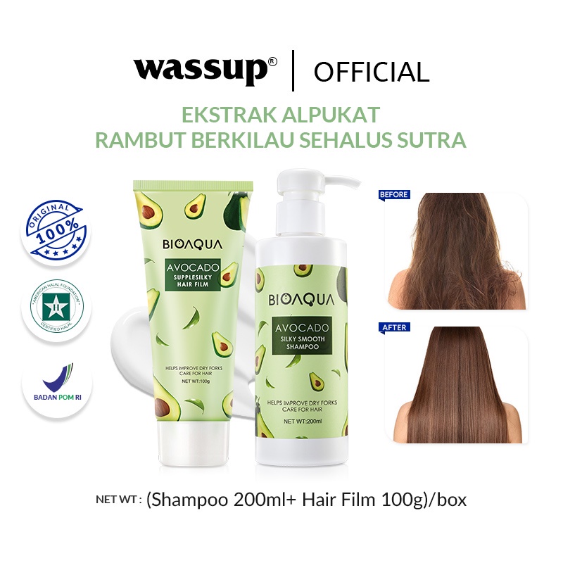 ✨ AKU MURAH ✨BIOAQUA Avocado Hair Care Series Set 200ml + 100g / BOX