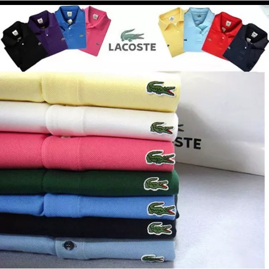 POLO  t shirt polo shirt, baju kerah kaos LACOSTE  COC KATOO