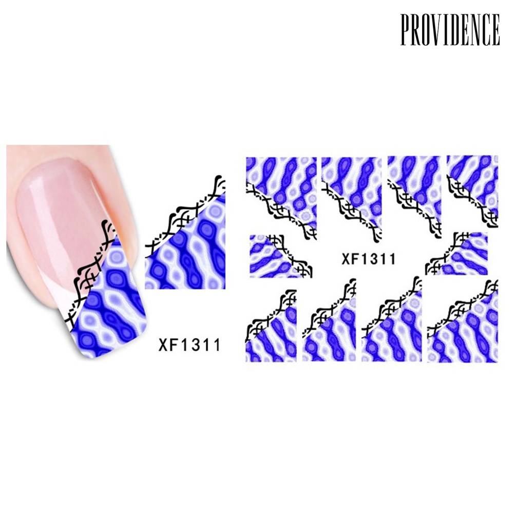 Providence Stiker Decal Transfer Air Untuk Dekorasi Nail Art Diy