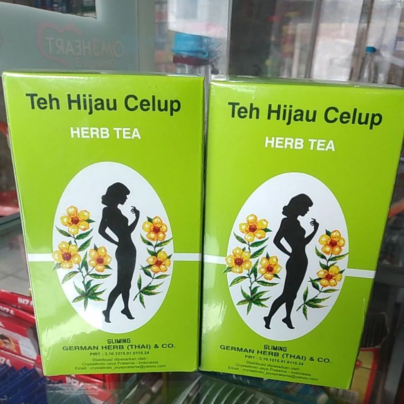 

Teh hijau pelangsing tubuh Sliming Herb, teh Daun jati cina