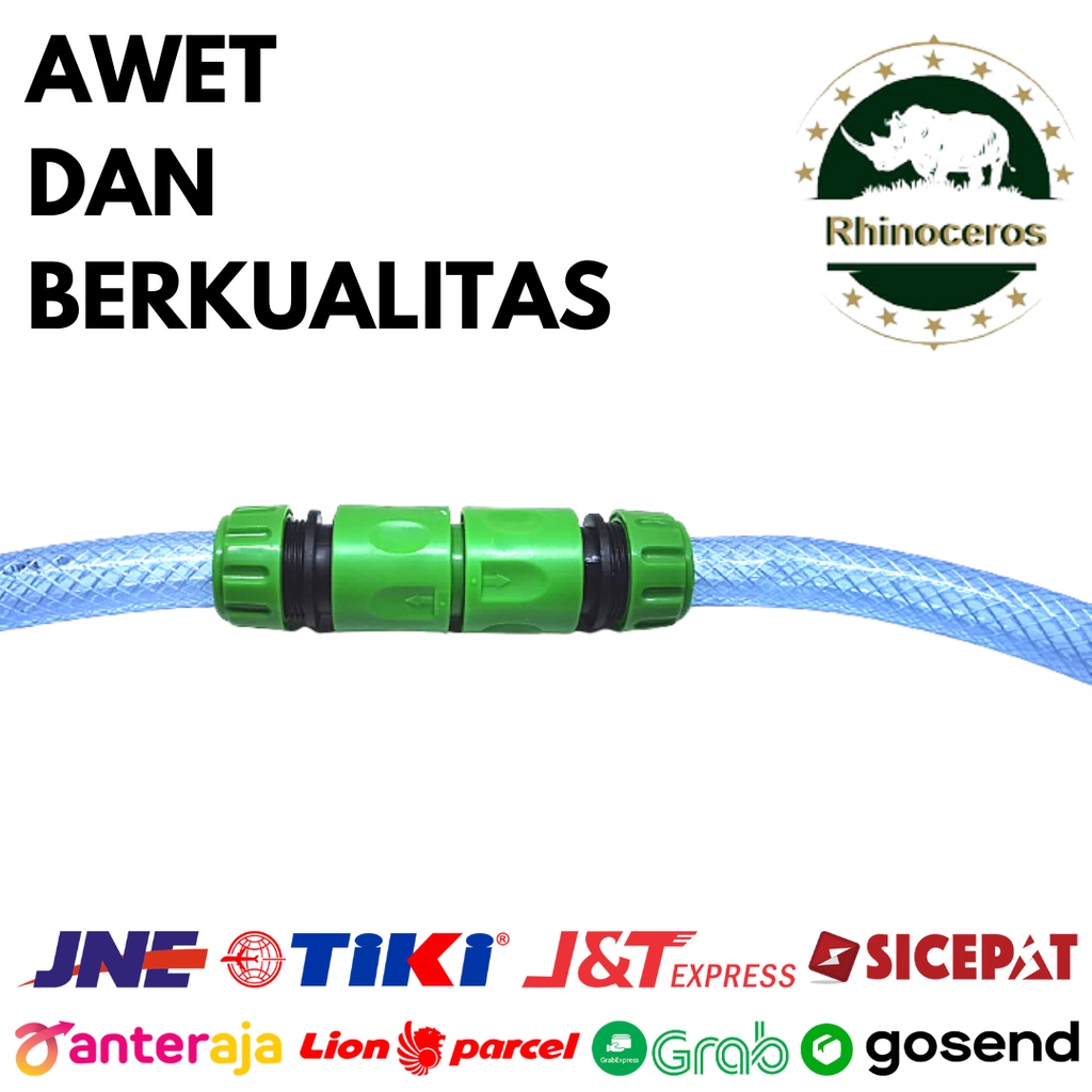 Sambungan Selang Air Paket Quick Connector Selang Konektor Lurus 3/4&quot;