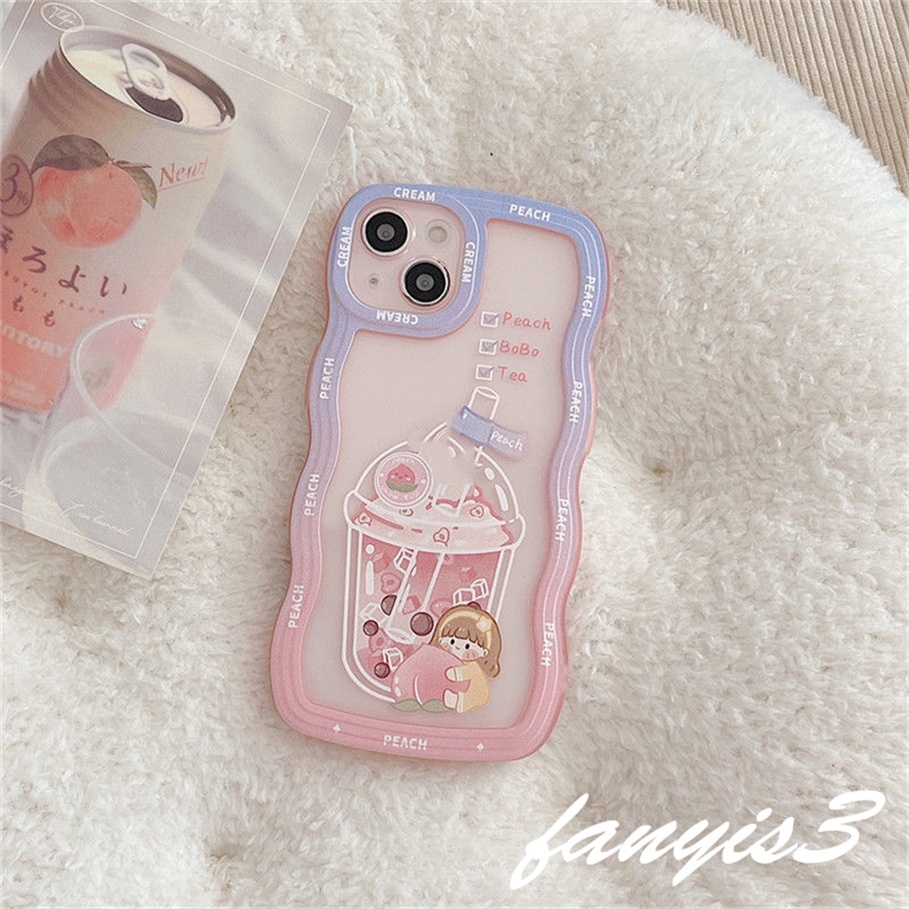 Compatible For iPhone 14 13 12 11 Pro Max X XR Xs Max 8 7 6 6s Plus SE 2020 Soft Case TPU Transparan Motif Bunga Kuning Untuk