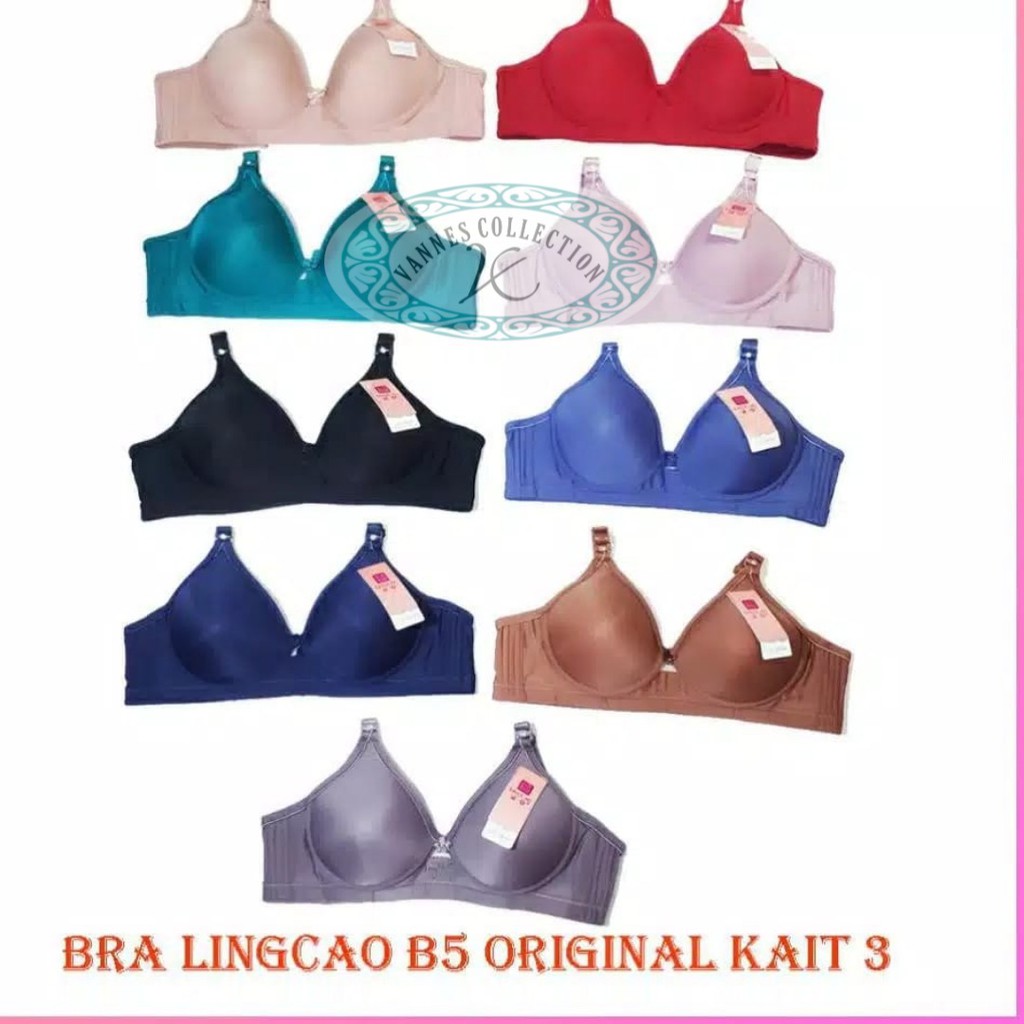 Bra Lingcao B5 Kait Tiga/ Bra Lingcao 36-42/Bra Lingcao Busa Tampa Kawat