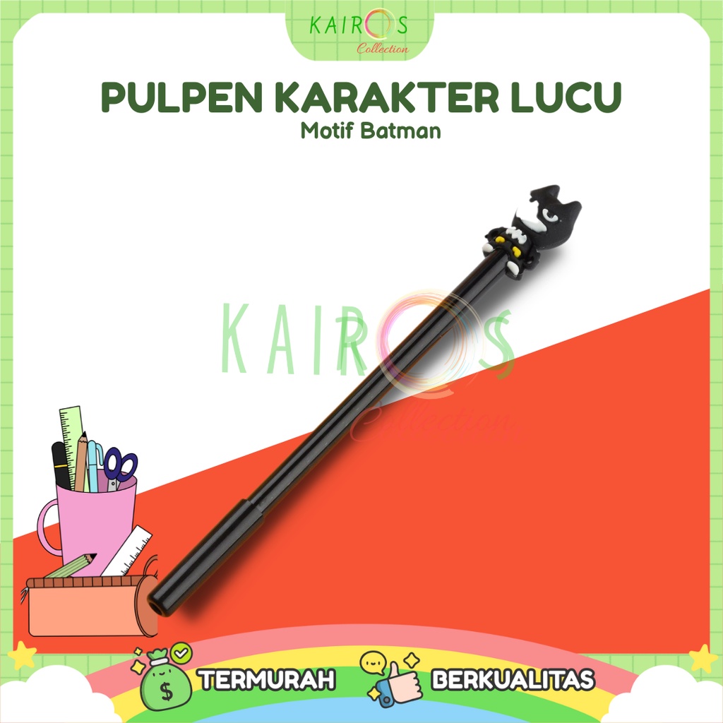 Bolpoin Gel Pulpen Karakter Kartun Avengers