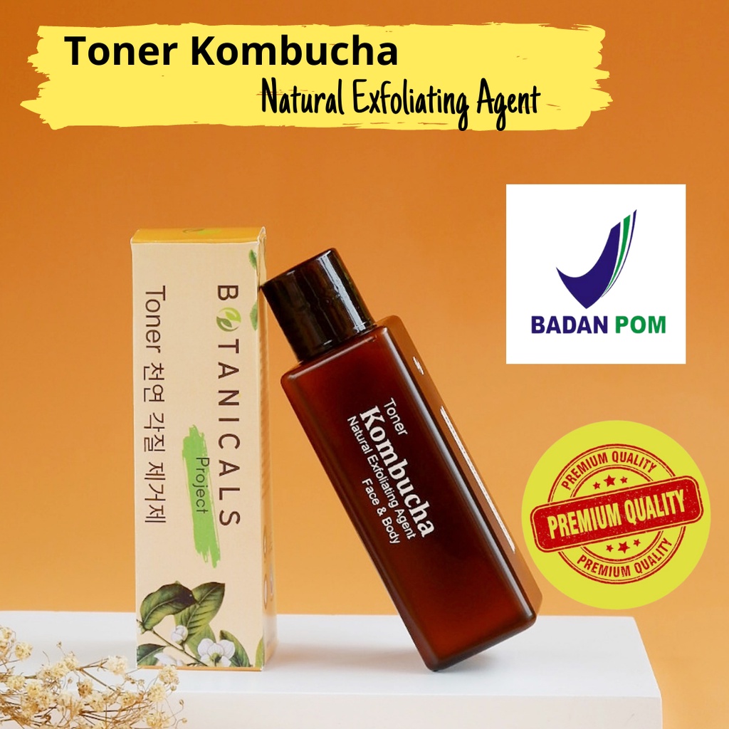 [BPOM] Toner Eksfoliasi Wajah With Kombucha BHA PHA Peeling Solution Botanicals Project 100ml