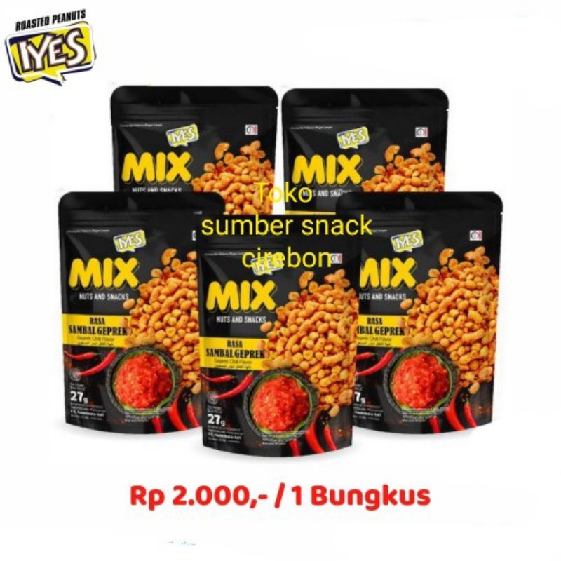 Iyes makaroni mix 1 pak isi 10 bungkus