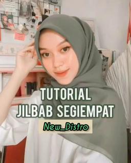 Hijab Segi Empat Poly cotton PREMIUM , Jahit Tepi, Bella Square, Plain