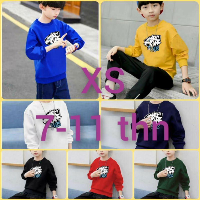 COD//DS//BAJU EVOS KID (XS-7sd11thn)