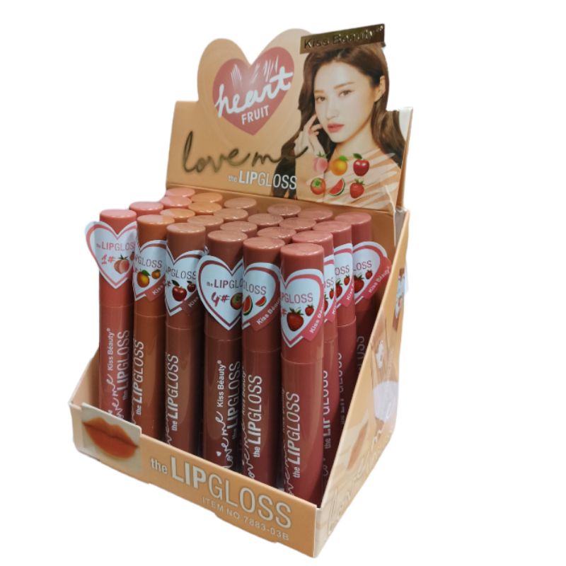 Lipgloss Nude Heaet Fruit Love Me 03B | Per Bok isi 24pcs