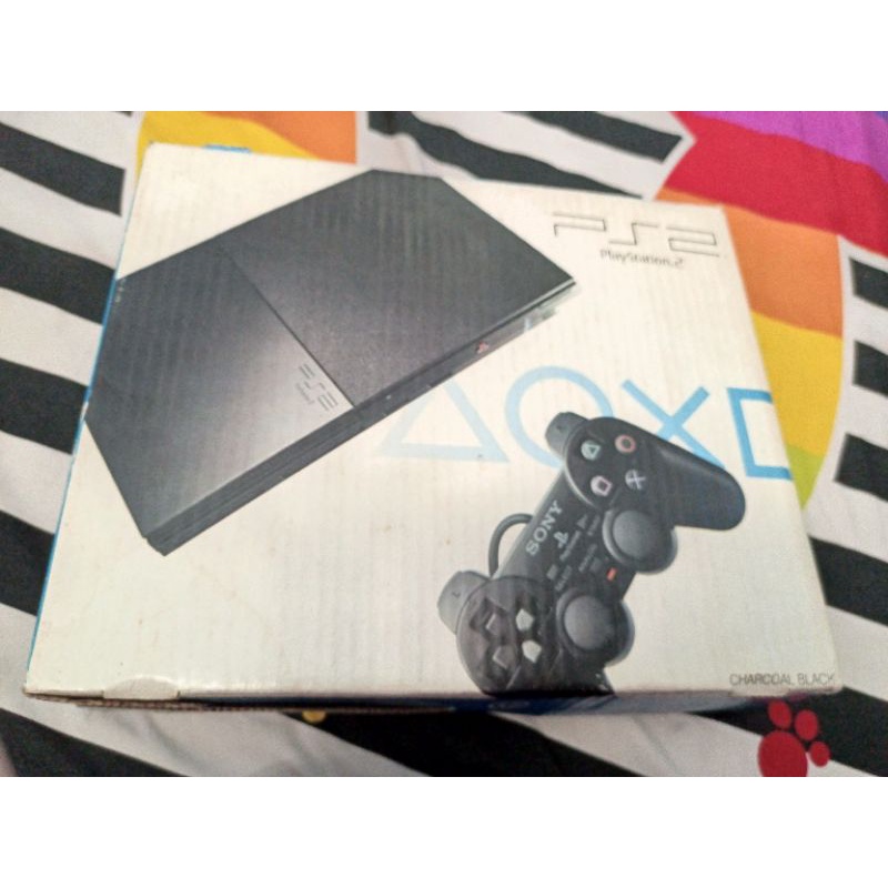 PS2 Sony Slim Matrix/Hardisk 120GB full game/2 stik second seken