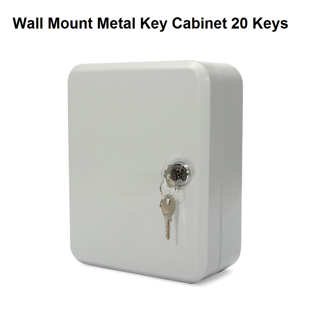 Wall Mount Safe Security Cabinet Box 20 Keys - Kotak Tempat Kunci