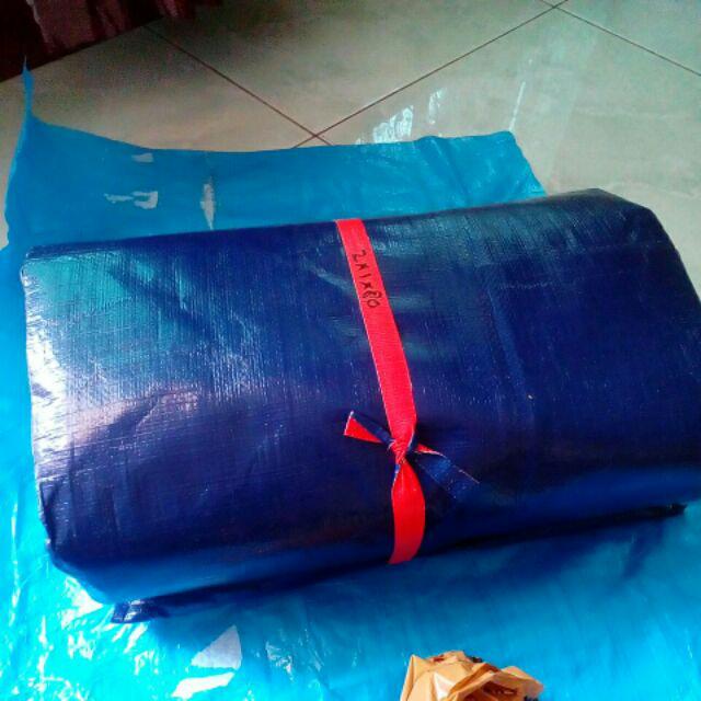 Kolam Terpal Kotak 2x1x80cm Type A12 Packing Bubble Warp