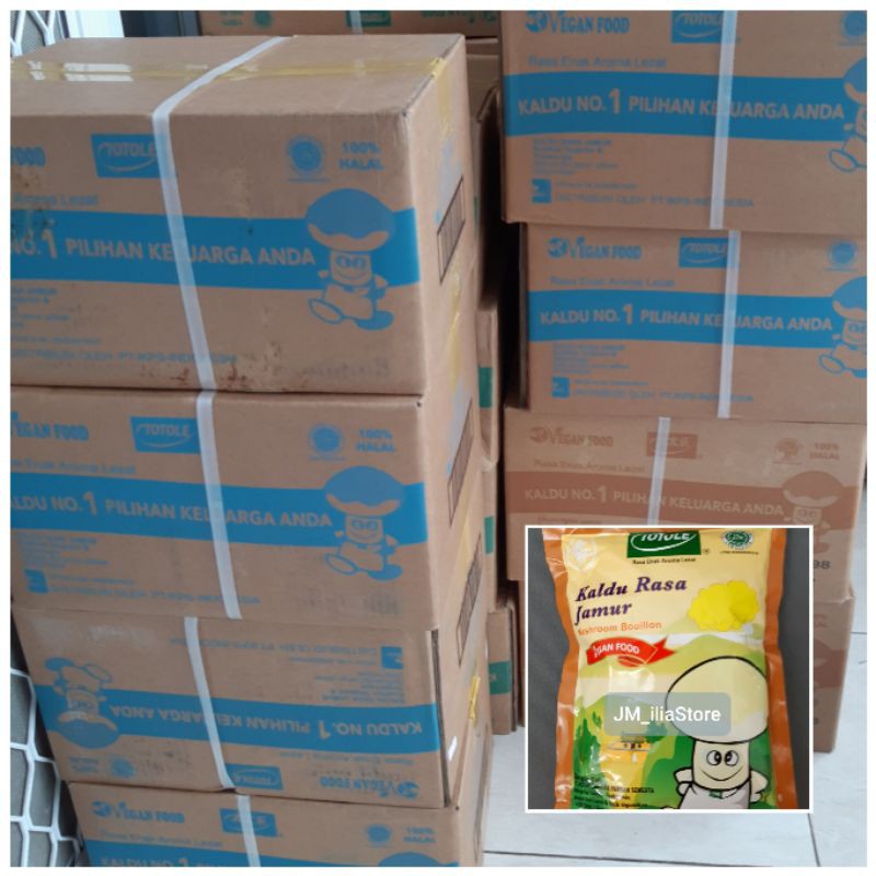

Ready TOTOLE Kaldu Jamur/dus 80gram, 200gram, 400gram