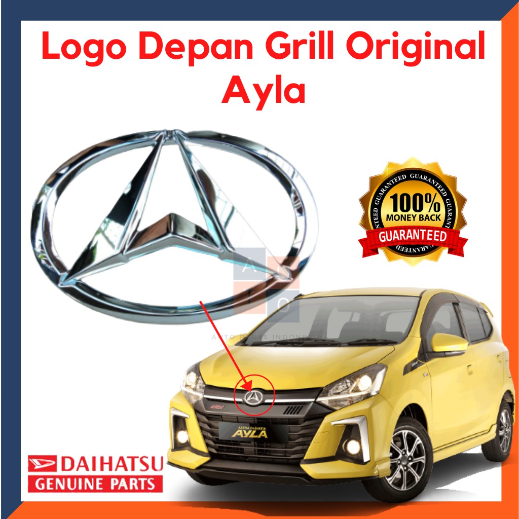 Jual Logo Ayla Emblem Logo Depan Grill Daihatsu Ayla Original Shopee