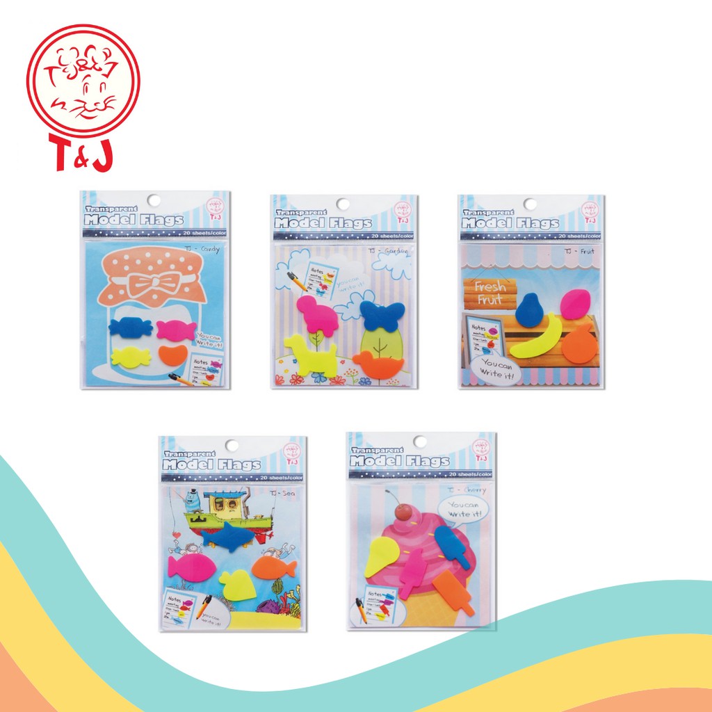 

STICK NOTE TOM & JERRY (T&J) TRANSPARENT MODEL FLAG (1 PCS)
