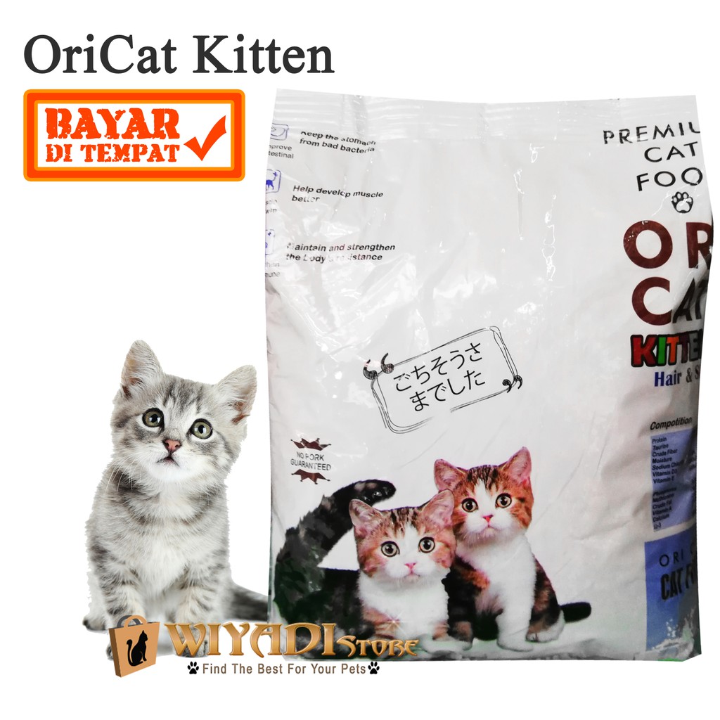 Cat Food Ori Cat Kitten 800gr Makanan OriCat Semua Jenis Anak Kucing Kitten Persian Anggora
