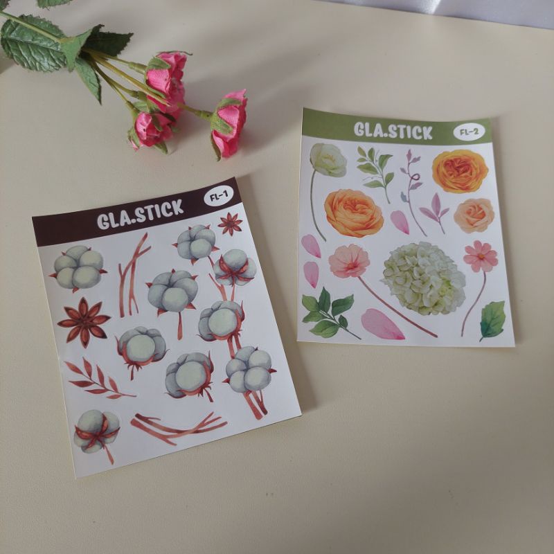 

gla.stick Flowers Sticker