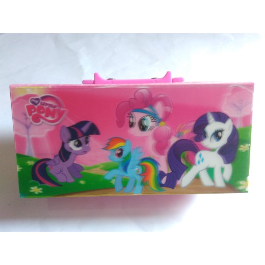

Kotak/Tempat Pensil Susun 3 Hologram Karakter Kartun New