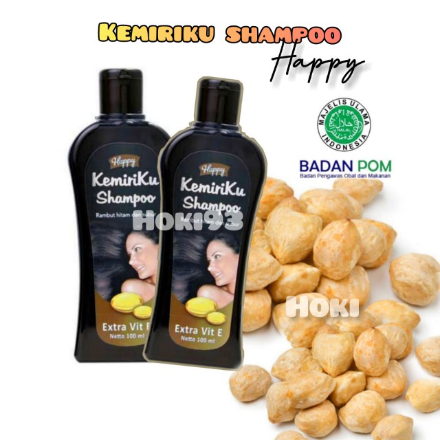 BPOM Happy Kemiriku Shampoo 100ml Extra Vitamin E