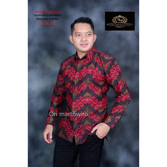 Batik Pria WULANG INGSONG Full Furing Katun Halus Size M-XXL High Quality