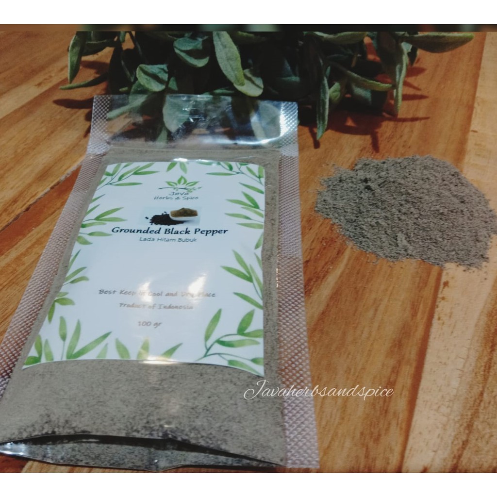 

Lada Hitam Bubuk 100gr / Grounded Black Pepper / Rempah / Bumbu Dapur / Java Herbs & Spice