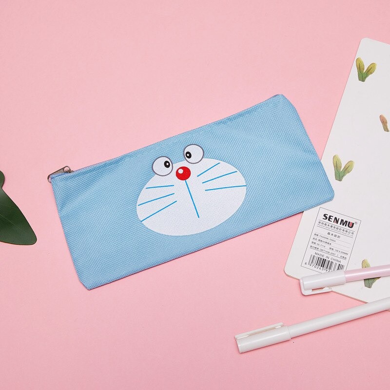 MURMURE.ID | TEMPAT PENSIL CUTE  ROYAL HORSE TERBARU PENSIL CASE ZIPPER IMPORT PC033-Doraemon