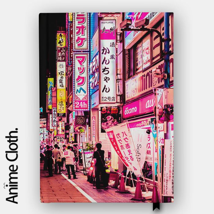 

Notebook Tokyo Neon Lights Buku Catatan Jurnal Custom Jepang