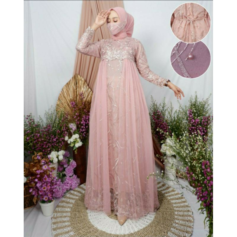 KEBAYA GAMIS AULIA TUTU - KEBAYA - KEBAYA PESTA - KEBAYA KONDANGAN - KEBAYA MODERN - KEBAYA -BROKAT