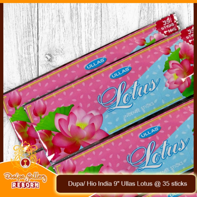 Dupa/Hio Harum/Wangi India Ullas Pouch Vividha Lotus @35 sticks isi 6