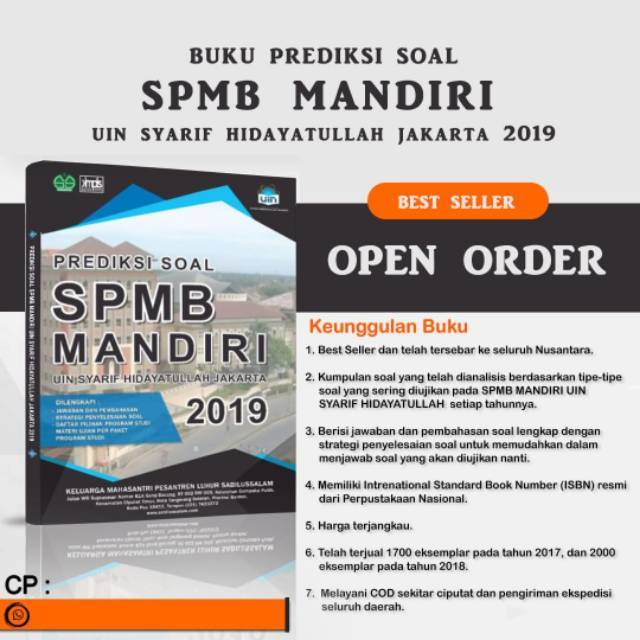 Contoh Soal Spmb Uin Jakarta 2019 - Berbagi Contoh Soal