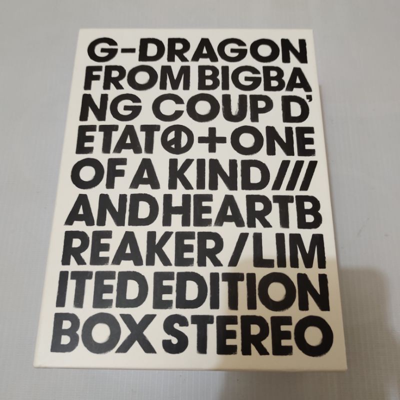 [WTS] G-DRAGON COMPILATION ALBUM COUP D'ETAT + ONE OF A KIND + HEARTBREAKER