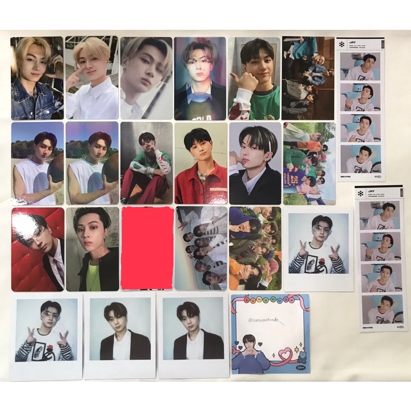 [Ready Stock] Takeall Enhypen Jay Photocard PC POB BDO WV JP JPN Jayjum SG21 STD Standard Putih Ody 