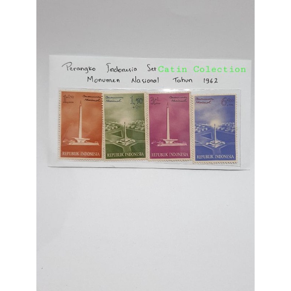 

Perangko Indonesia Set Monumen Nasional Tahun 1962