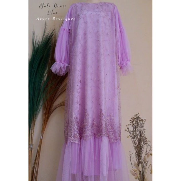 Alula Dress Lilac! / Gamis Tille / Kebaya Modern / Baju Wisuda / Baju Pesta / Baju Kondangan