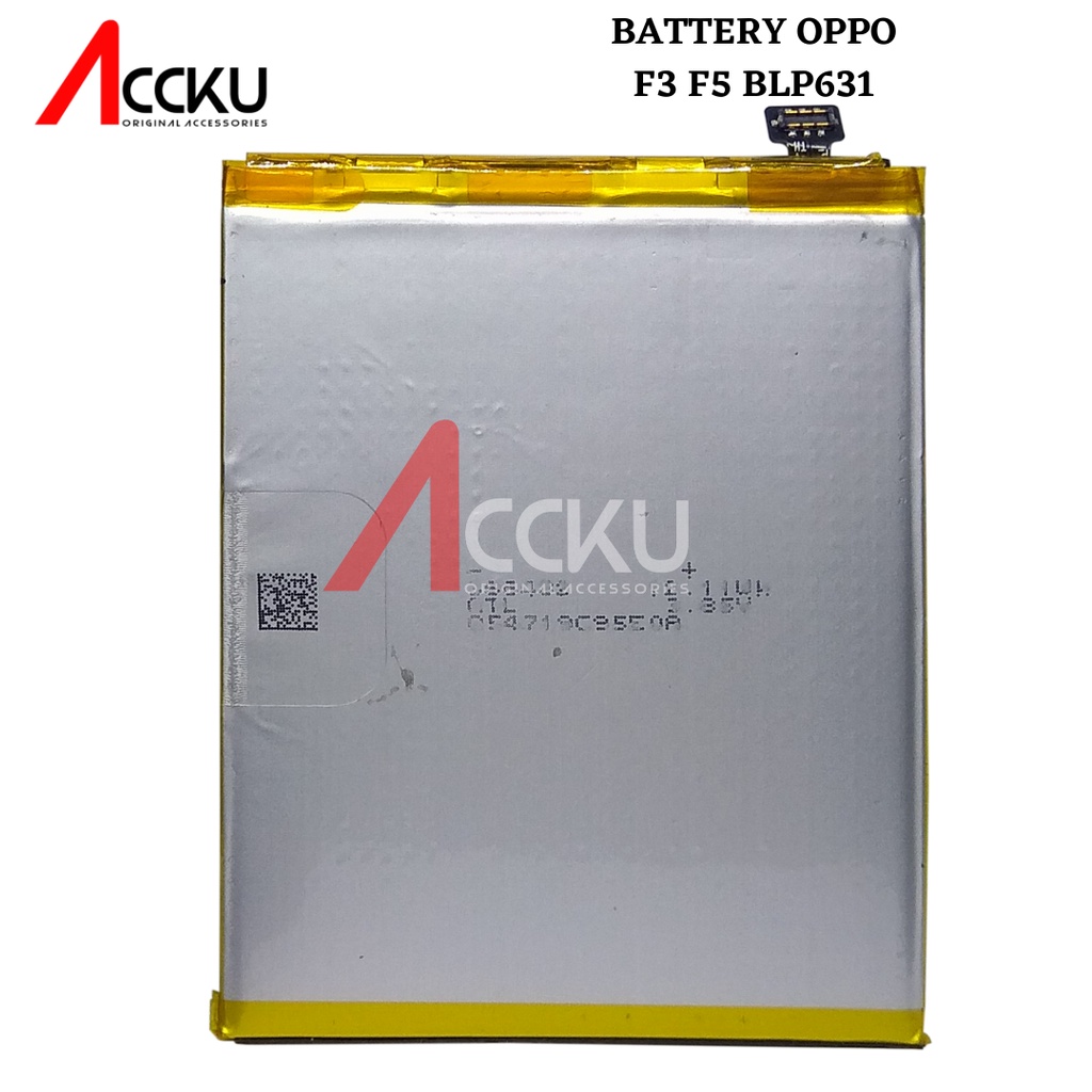 BATERAI OPPO BLP631 BATTERY OPPO F3 BATERAI OPPO F5 ORIGINAL