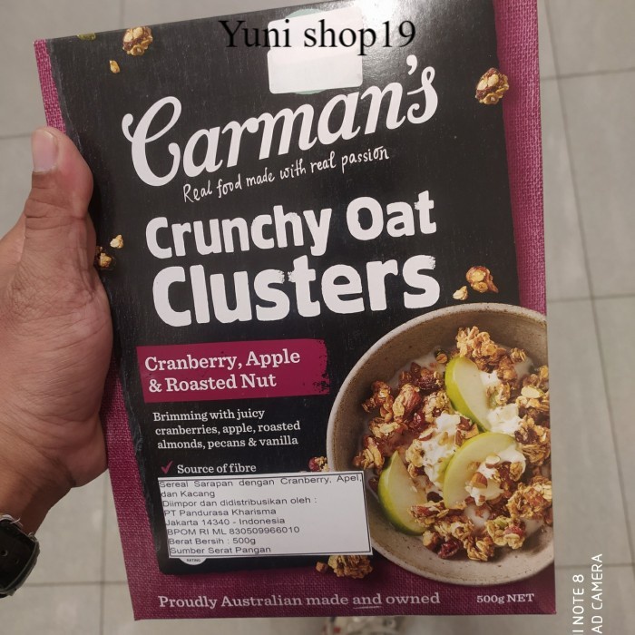 

cereal carman cranberry apple roasted nut 500gr