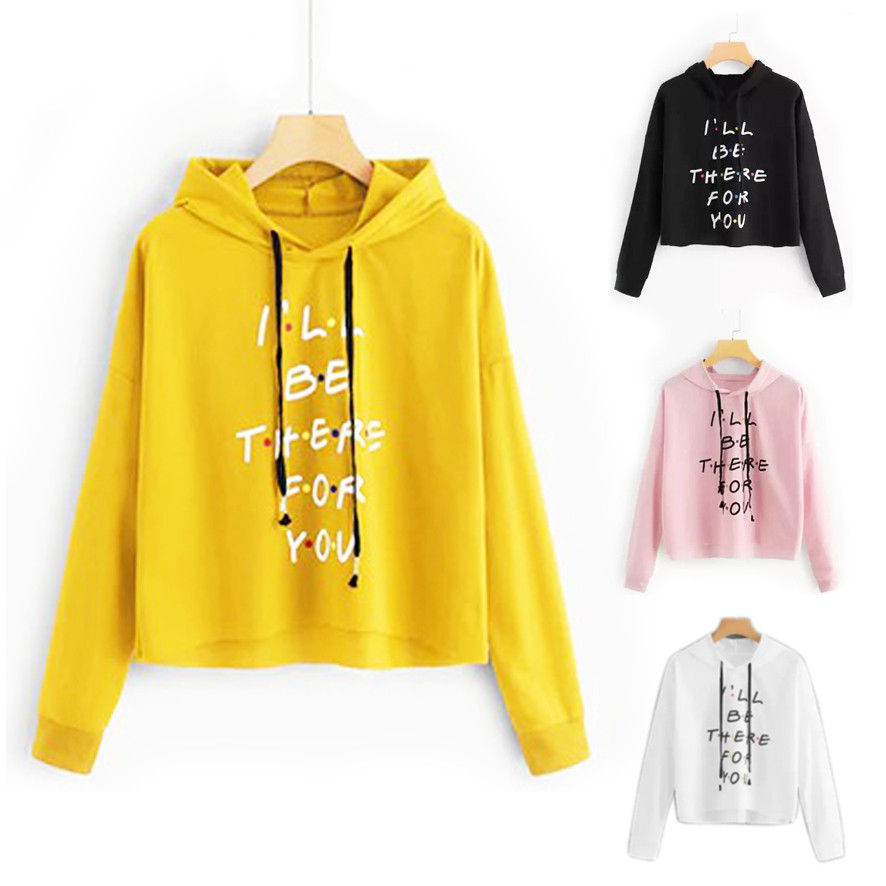 Bess - Sweater Hoodie Crop Murah / Sweater Hoodie Crop I BE THERE