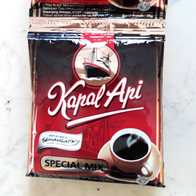 

Kopi kapal api mix 1 renteng (10pcs)