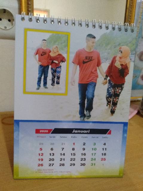 KALENDER MEJA 12 LEMBAR POTRAIT