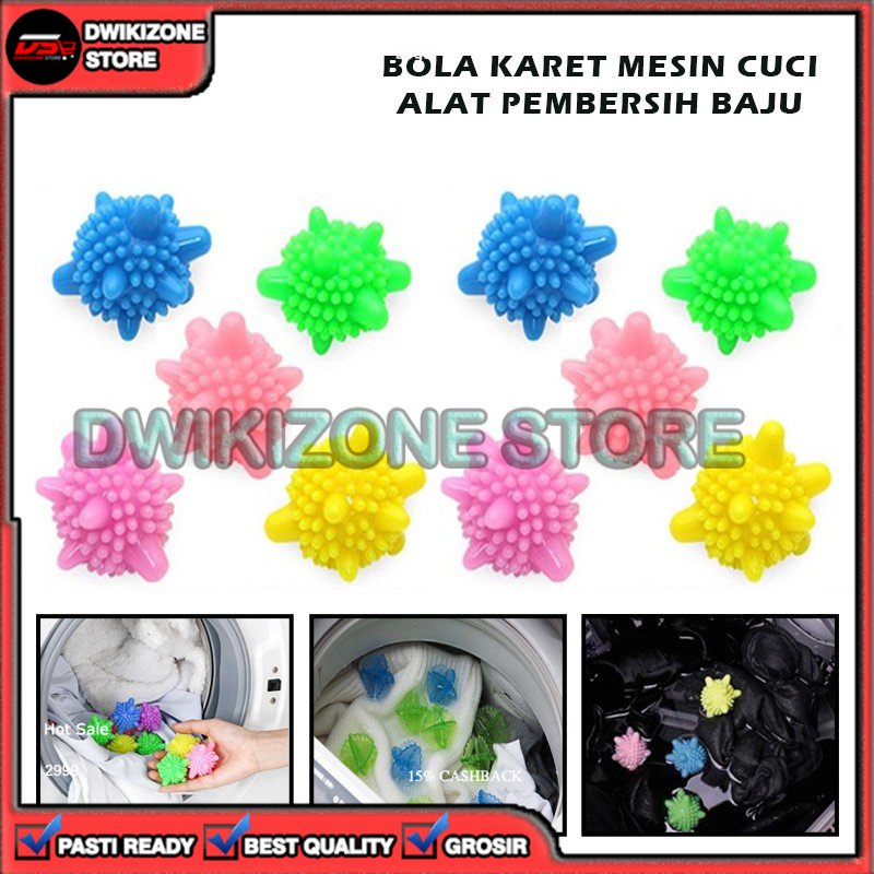 [GROSIR] BOLA KARET MESIN CUCI MAGIC LAUNDRY BALL PEMBERSIH BAJU PENCUCI PAKAIAN ANTI KUSUT