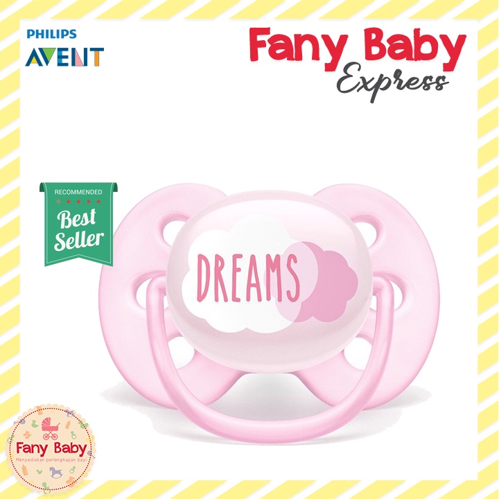 AVENT SOOTHER SOFT 0-6M GIRL DREAM - SCF527/01