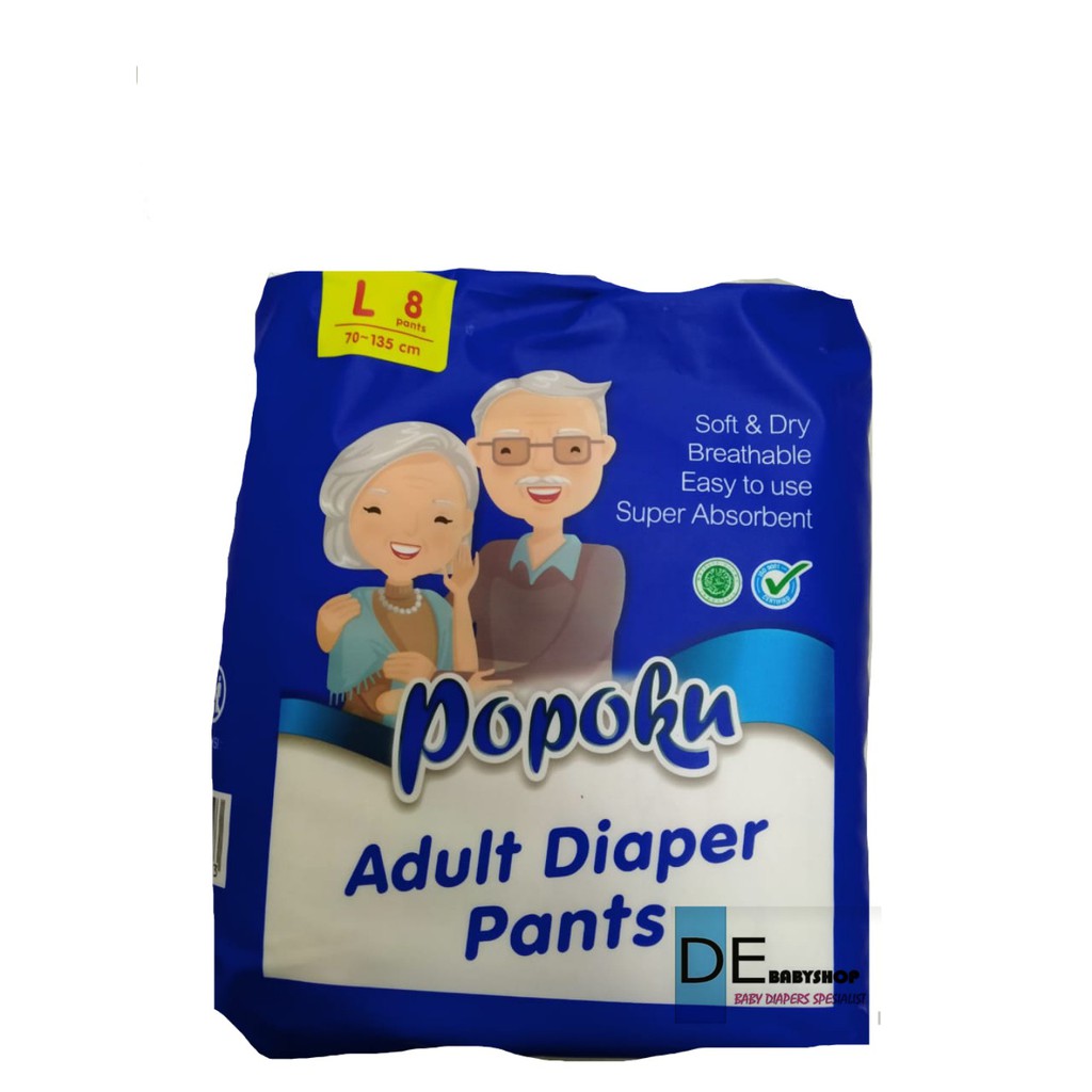 Popoku Adult Diaper Pants Popok Dewasa (Celana) M10 / L8 / XL6