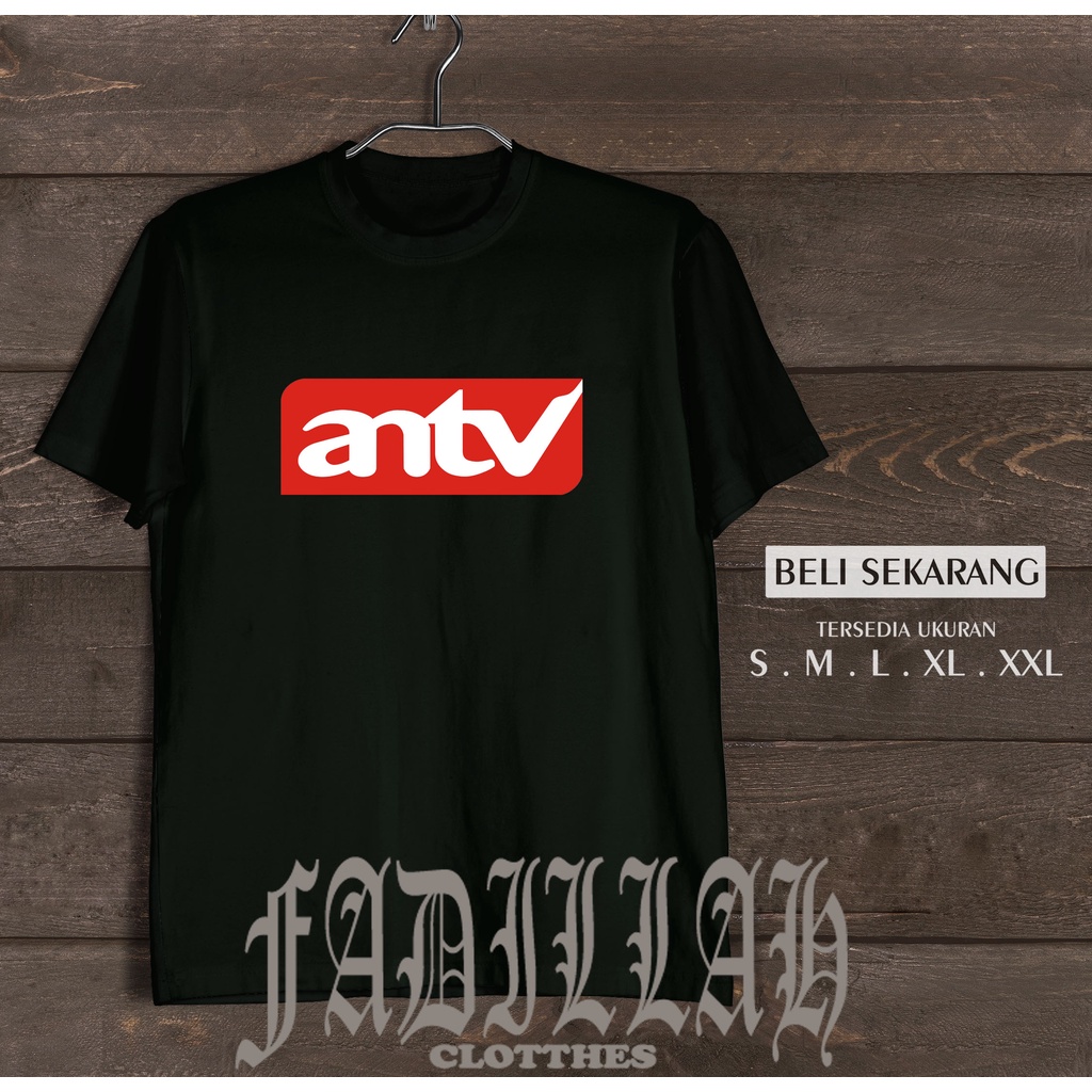 KAOS BAJU ANTV LOGO KAOS PERUSAHAAN TV