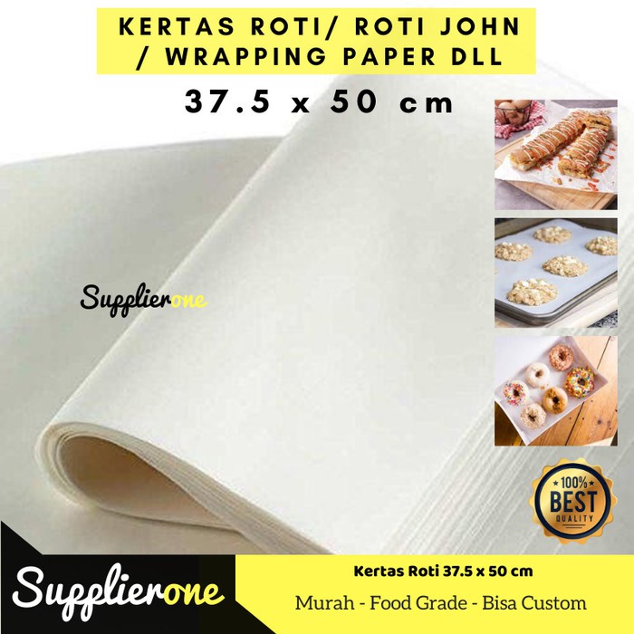 

Buruan Beli - Kertas Roti/ Kertas Roti John / Kertas Baking / Kertas Loyang
