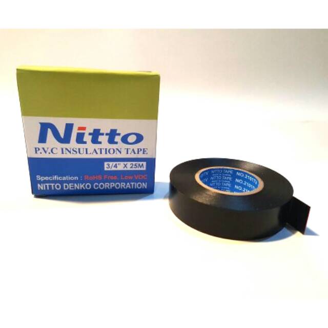 Solasi nitto 3/4&quot; panjang 25 meter.
