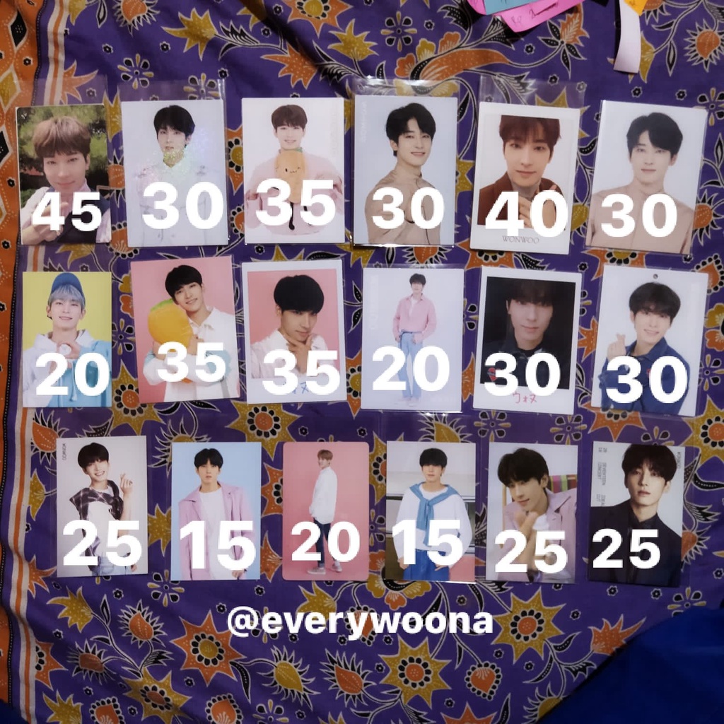 PC OFFICIAL & TC JAPAN WONWOO SEVENTEEN