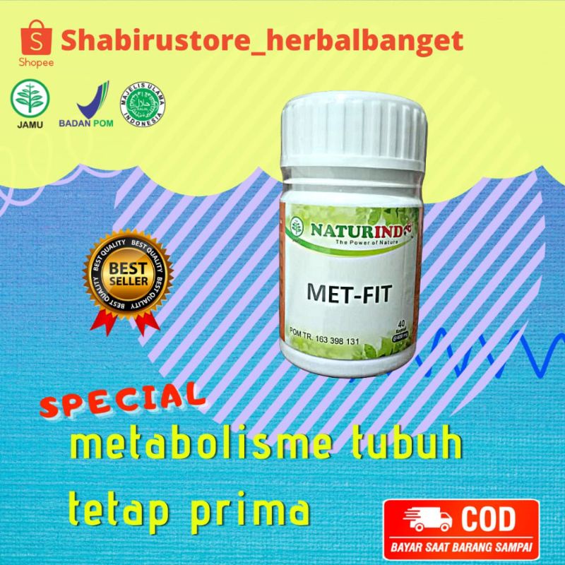 

Suplemen Daya Tahan Tubuh Met-Fit Naturindo