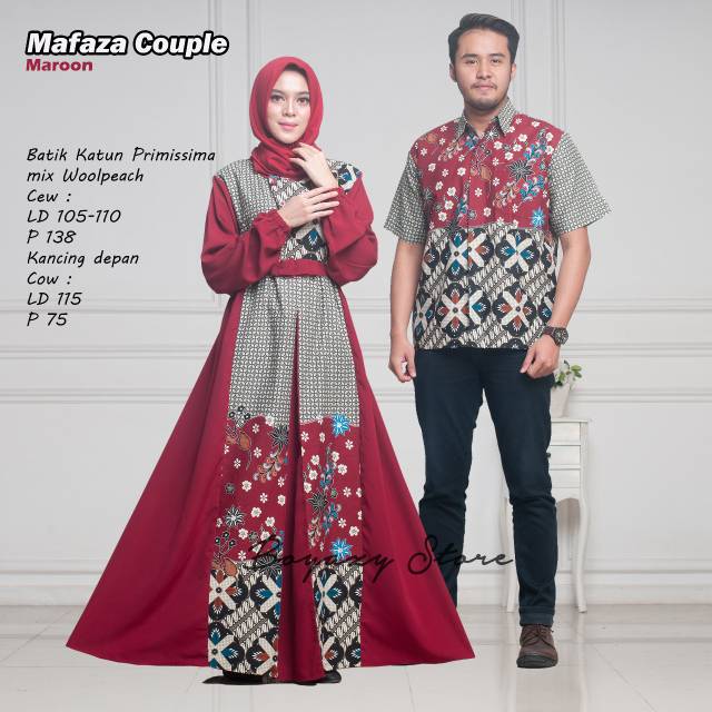 Model Gamis Batik Shofiya - Jilbab Satin