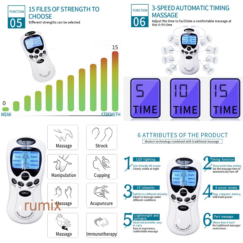 Pijat pulsa elektronik-Pijat akupunktur analog elektronik