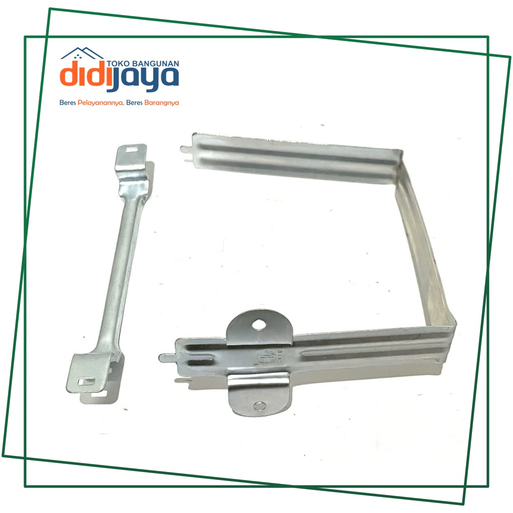 CANTOLAN / GANTUNGAN TALANG KOTAK GALVANIS - CLAMP - KLEM TALANG - GUTTER BRACKET